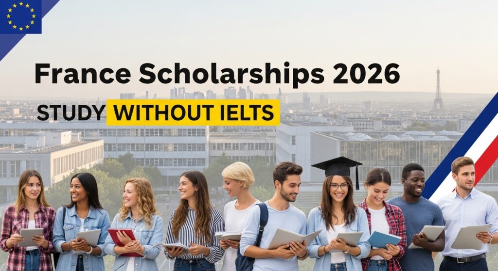 Scholarships in France Without IELTS 2026