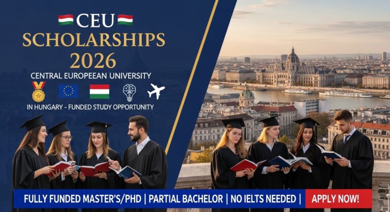 Central European University Scholarship 2026 in Hungary (Fully Funded)